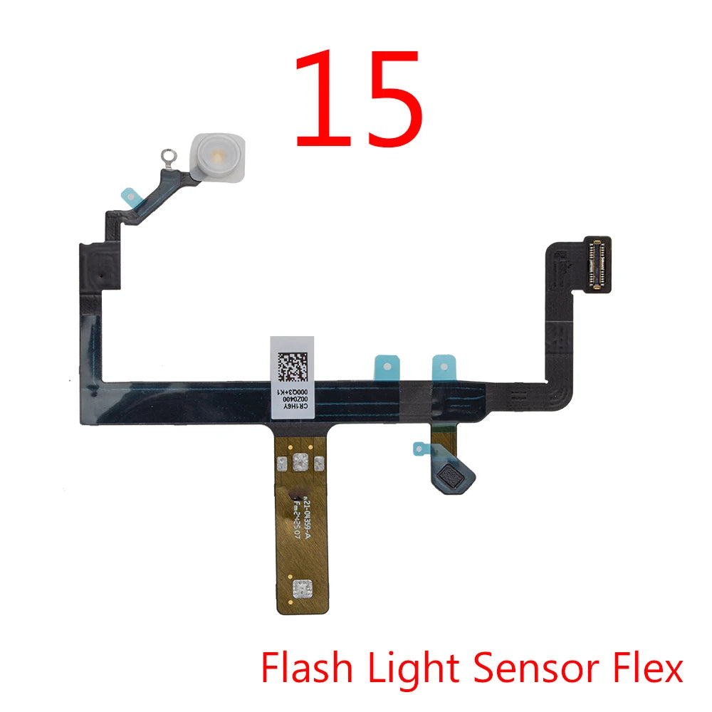 Wireless Charging Coil NFC Antenna Replacement With Led Flash Light Flex Cable For iPhone  15  Plus 16 Pro  Max Parts iPhone phone repair parts