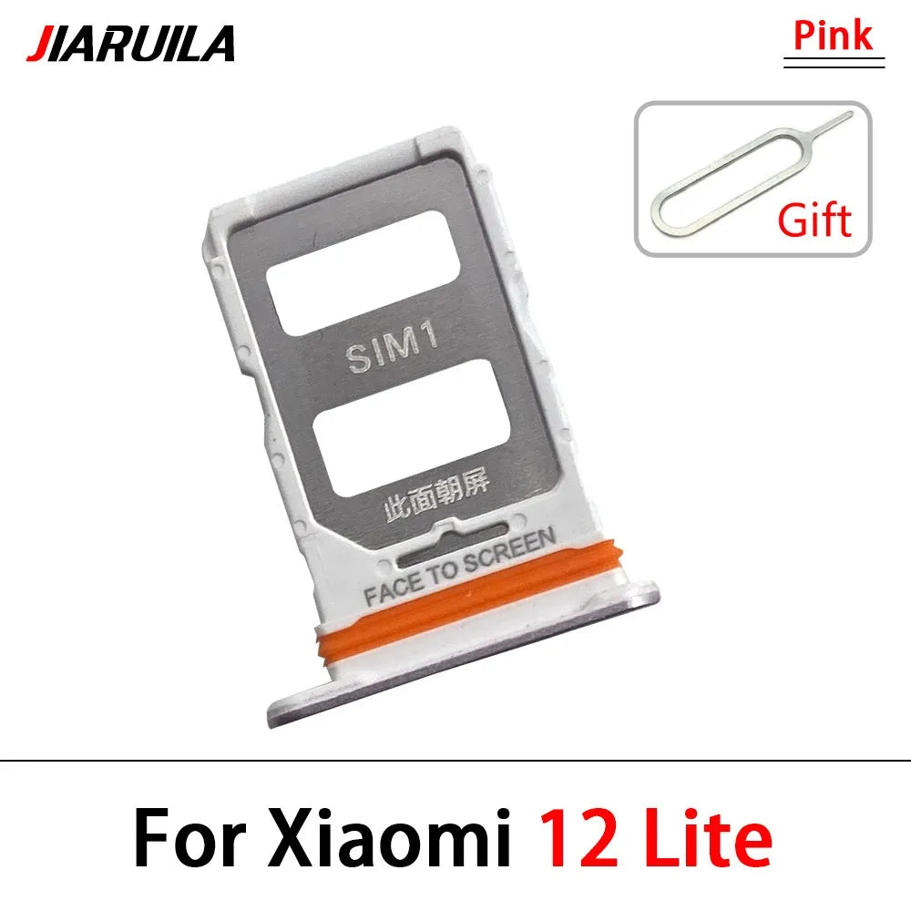 New For Xiaomi Mi 12 12T Pro 12 Lite 12s SIM Card Slot SD Card Tray Holder Adapter Replacement Parts  Xiaomi  Xiao mi phone repair parts