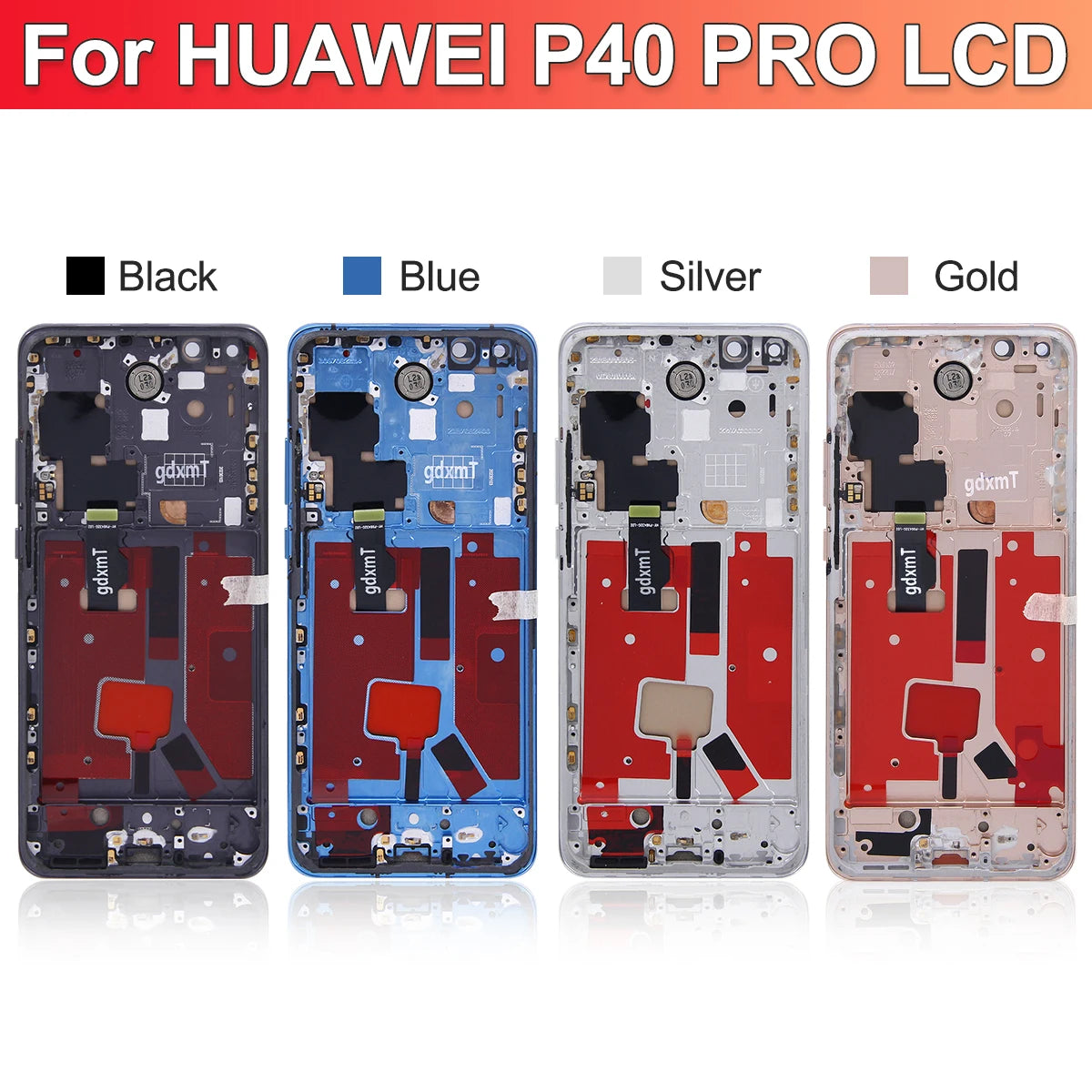 6.58'' TFT For Huawei P40 Pro ELS-N04,ELS-NX9 ELS-N29 LCD Screen Touch Digitizer For huawei P40 Pro LCD Display Assembly Parts HUAWEI phone repair parts