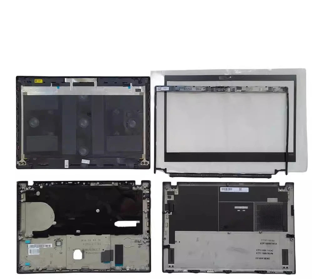 Cover case for Thinkpad X390 X395 X13 Gen1 upper lcd back housing bezel palmrest topcase shell hinge bottom cover Lenovo laptop repair parts