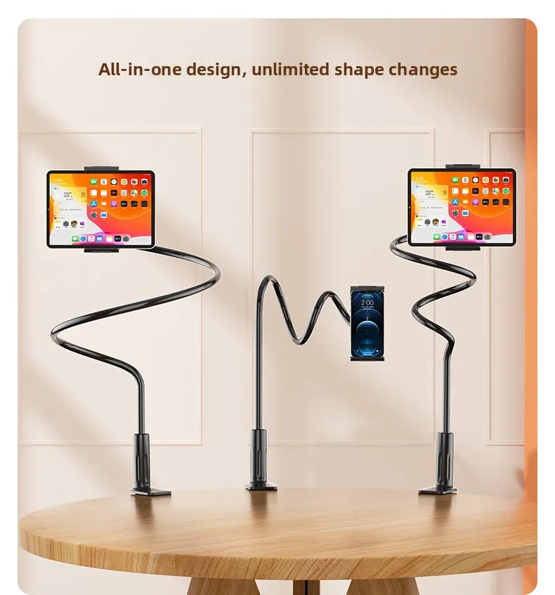 360 Clip Mobile Phone Tablet PC Holder Stand Portable Flexible Lazy Bed Desktop Bracket Desk Mount Stand Base Laptop Accessories