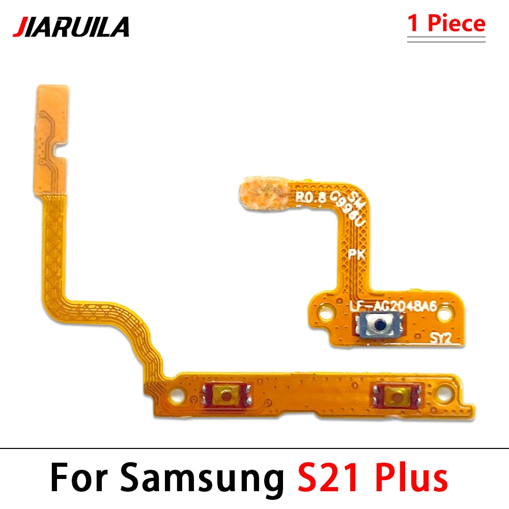 10Pcs, Volume Button Power Switch On Off Button Flex Cable For Samsung S20 S21 S22 S23 S24 Plus Ultra Fe Samsung phone repair parts