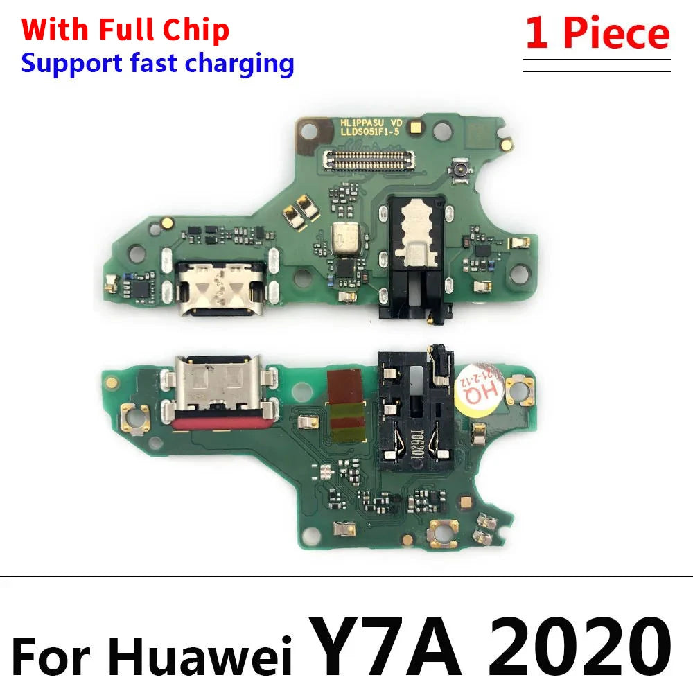 Dock Connector USB Charger Charging Port Board Flex Cable For Huawei Y5 Y6 Y7 Y9 Prime 2017 2018 2019 Y6s Y6P Y7P Y8s Y8P Y9s Huawei phone repair parts
