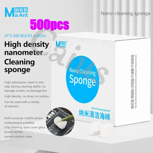 MaAnt MY-065 Nano-cleaning Sponge for Mobile Phone Tablet LCD Screen Frame Camera High Density No Residue Cleaning Tool Professional Repair Tools