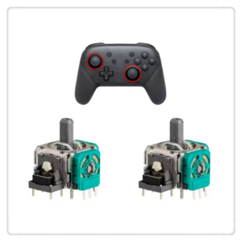 50pcs Original Replacement Joystick for NS Switch Pro Controller Thumb Stick Module Analog Stick 3D Joystick Repair Parts  Game console repair parts