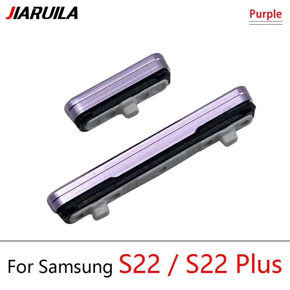 For Samsung S22 S23 Plus Ultra 5G Power Button + Volume Side Button Key Replacement Parts Samsung phone repair parts