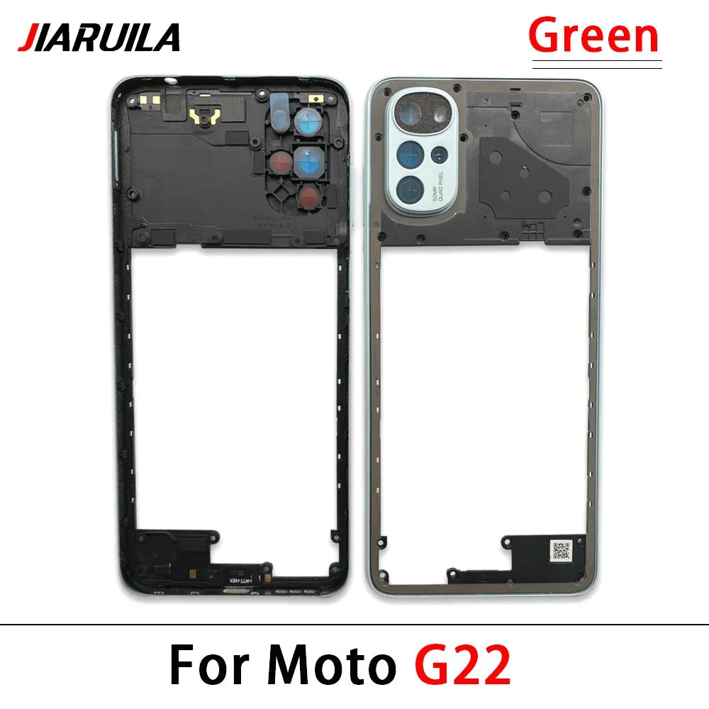 New Middle Frame For Motorola Moto G22 G42 G52 G82 G84 Door Housing Bezel Repair Parts Motorola phone repair parts