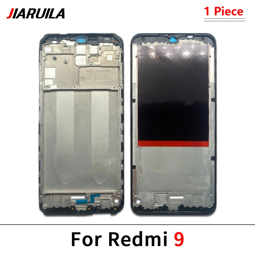 10Pcs Middle Frame Housing For Xiaomi Redmi 7A 8 8A 9 9A 9C 9T 10 10A 10C 12 12C 4G 5G Middle Frame Bezel Plate Cover Rear Bezel  Xiaomi  Xiao mi phone repair parts