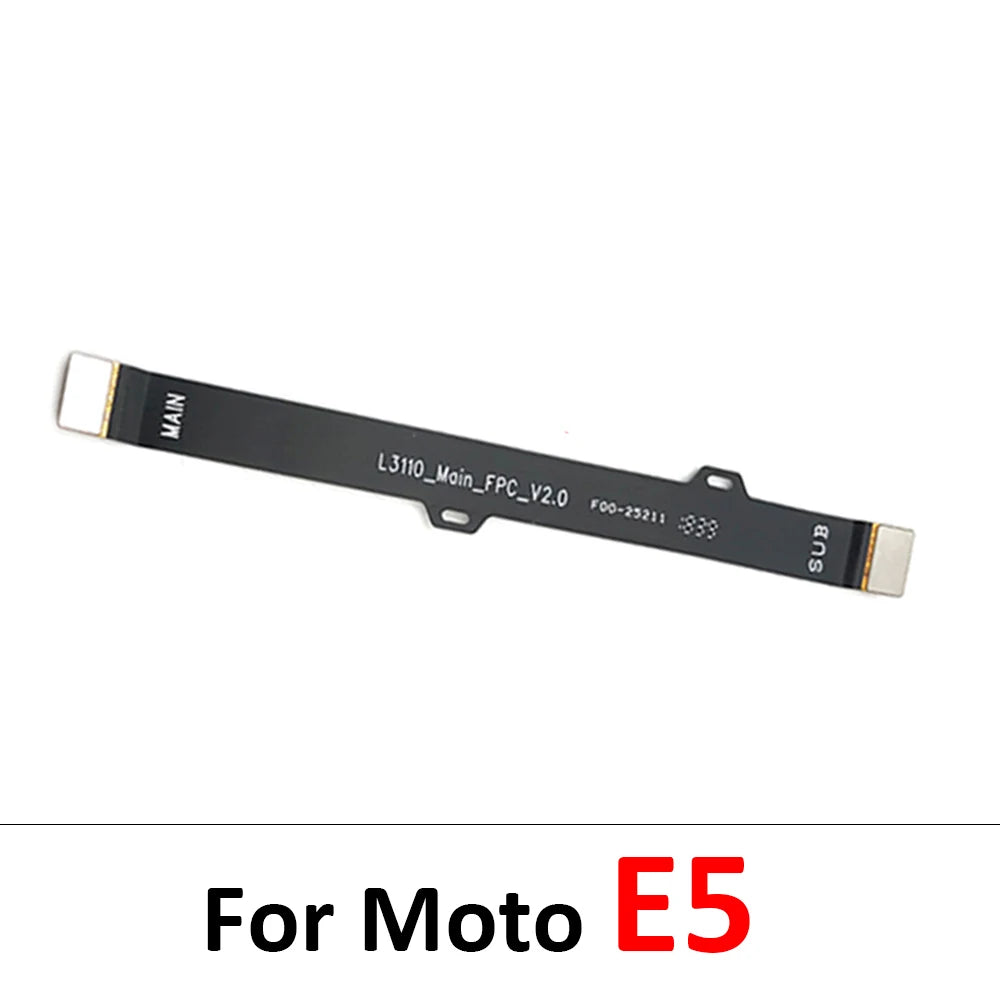 10Pcs，Mainboard For Motorola Moto E4 E5 Play Go E6 E7 Plus E 2020 Motherboard Main Board Connector Flex Cable Parts Motorola phone repair parts