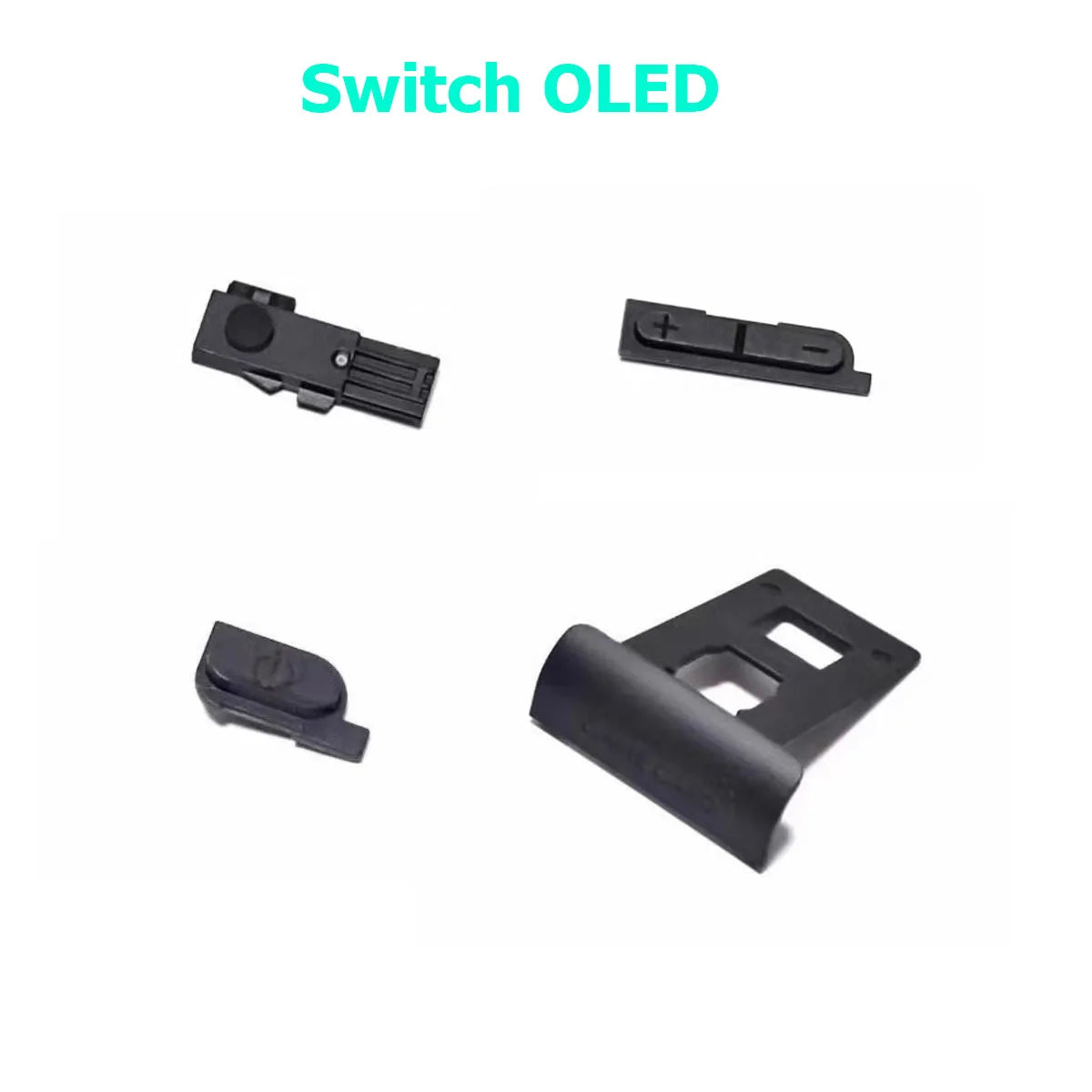 1PCS Power Switch Button Volume Buttons Light Key LED Lampshade Game Card Slot Cover Tray for Nintend Switch OLED Console  Game console repair parts