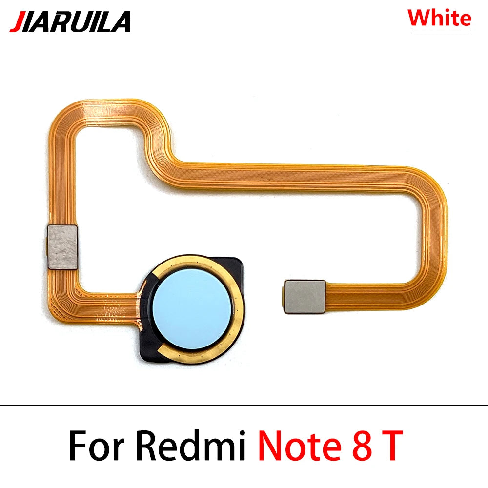 10Pcs, New For Xiaomi Redmi Note 8T 8 9s 9 Pro Home Button FingerPrint Touch ID Sensor Flex Cable Ribbon Replacement Parts  Xiaomi  Xiao mi phone repair parts
