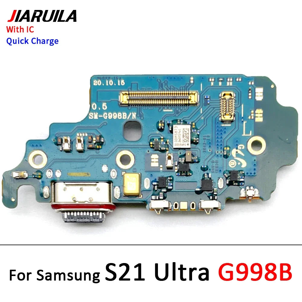 USB Charger Charging Dock Port Connector Flex Cable For Samsung S21 S22 S23 S24 S25 S26 Plus Ultra Fe 5G S911B S911U S921B Samsung phone repair parts