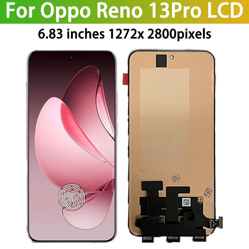 Reno 13 Pro CPH2697 Display Screen For Oppo Reno13 CPH2689 LCD Display+Touch Screen Digitizer Reno13 F CPH2701 Display Oppo phone repair parts Realme phone repair parts