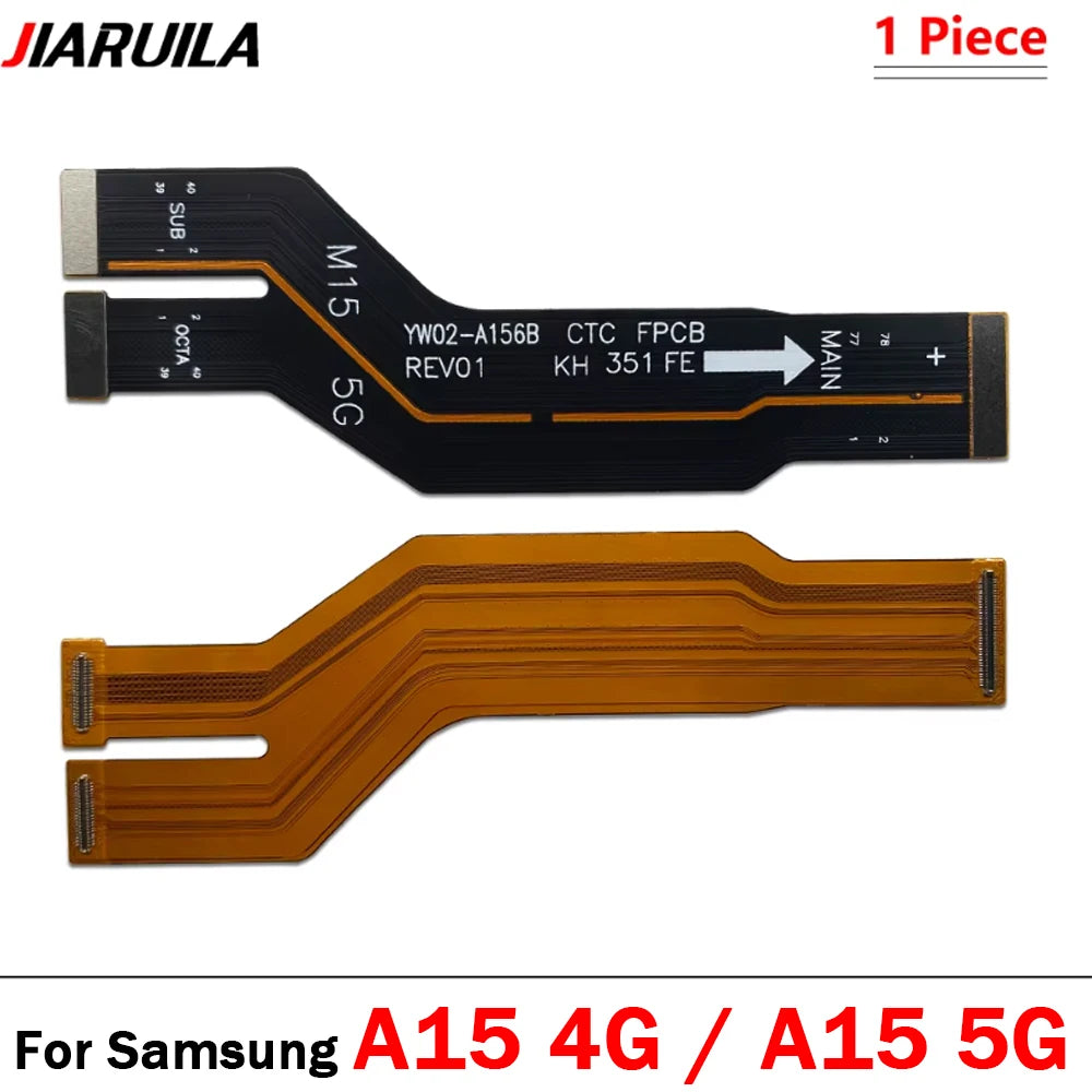 10Pcs/Lot，Main Board Motherboard Connector Flex Cable For Samsung A15 A16 A25 A35 A55 A26 A36 A56 4G 5G A166B A156B Samsung phone repair parts