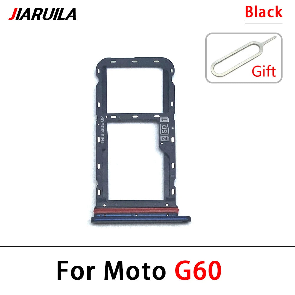 10Pcs/Lot, New For Motorola Moto G10 G20 G30 G50 G60 G60s G100 5G SIM Card Tray Slot Holder Adapter Accessories Motorola phone repair parts
