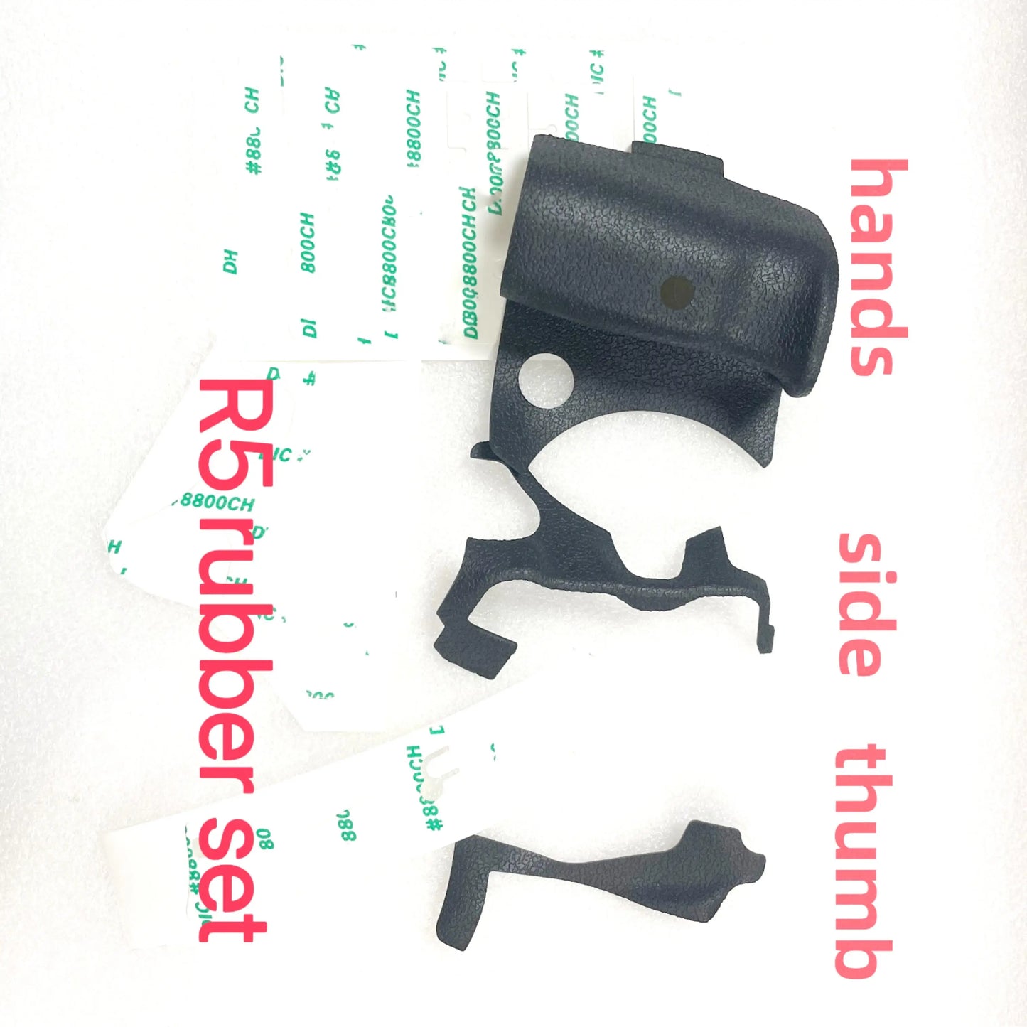 New EOS R5 Camera Body Rubber Set for Canon EOS R5 r5 Hands Grip Side Left Thumb Rubber Group Repair Parts  Digital Camera repair parts