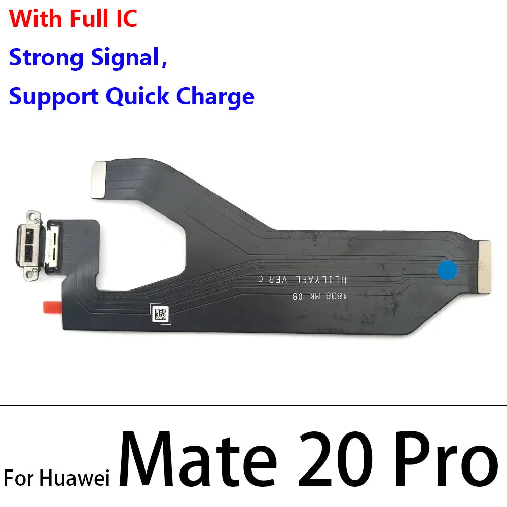 Dock Connector Charging Port Flex Cable For Huawei Mate 9 10 20 30 Pro Lite 20X USB Flex Cable Replacement Huawei phone repair parts