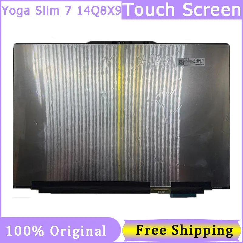 14.5 Inch Touch Screen For Lenovo Yoga Slim 7 14Q8X9 LCD Display Digitizer Assembly With Frame OLED 2.9K Lenovo laptop repair parts
