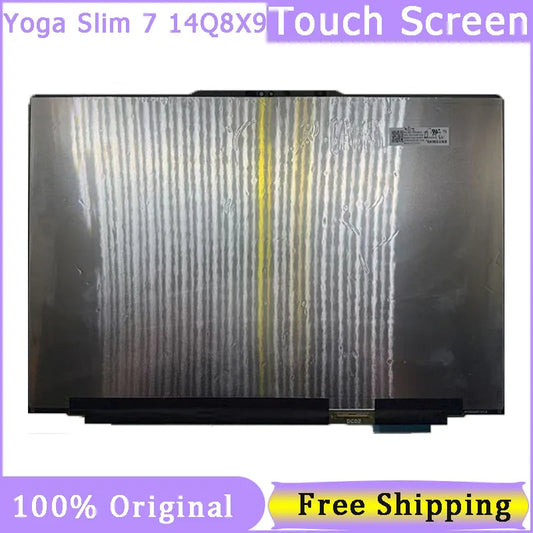 14.5 Inch Touch Screen For Lenovo Yoga Slim 7 14Q8X9 LCD Display Digitizer Assembly With Frame OLED 2.9K Lenovo laptop repair parts