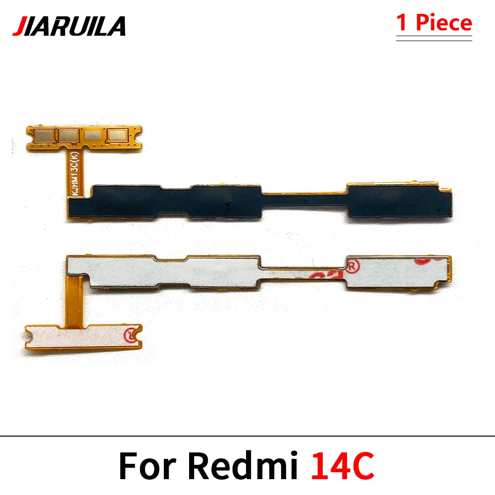 New Power Volume Button Key Flex Cable For Xiaomi Redmi 10 10A 10C 12 12C 13 13C 14C 15 15C  Xiaomi  Xiao mi phone repair parts