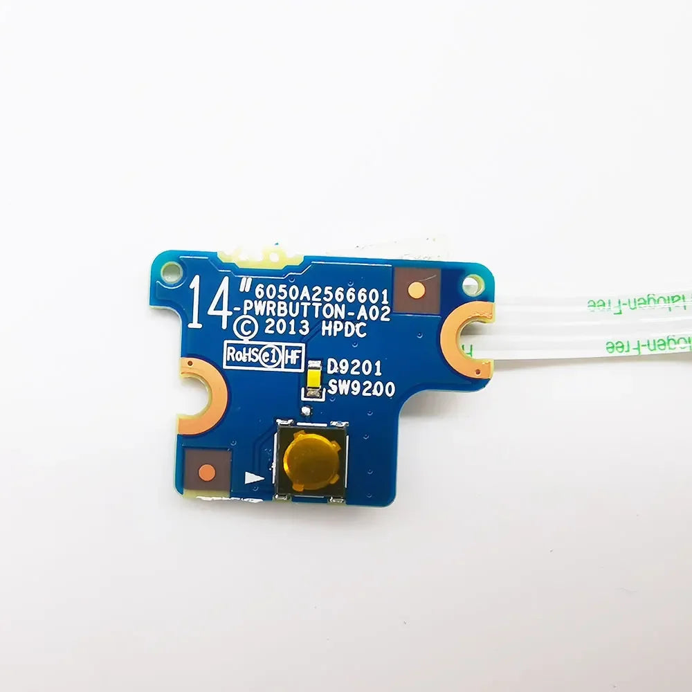 OEM For HP Probook 640 G1 645 G1 Laptop ON/OFF Power Button Board Cable Switch Sound Repairing 6050A2566601 6050A2566501 HP laptop repair parts