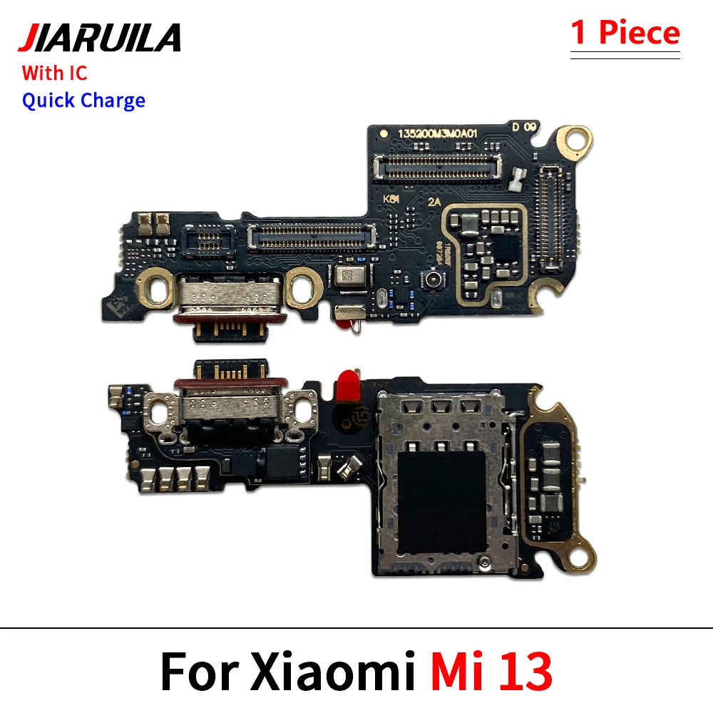 New USB Charging Port Dock Charger Plug Connector Board Flex Cable For Xiaomi Mi 10 10T 11 11T 12 12T 13 13T 14 Pro Lite  Xiaomi  Xiao mi phone repair parts