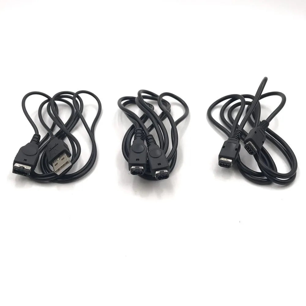 20PCS  Connect Link Cable For GBA SP USB Charging Charger Cable For Nintendo Gameboy Advance GBA SP GBC Link Cable Game console repair parts