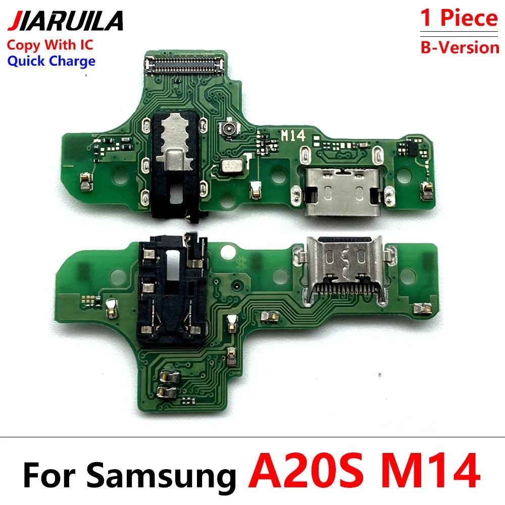 50Pcs USB Charger Charging Dock Port Connector Flex Cable For Samsung A10 A20 A30 A50 A01 A11 A21s A31 A51 A10s A20s A30s A50s Samsung phone repair parts