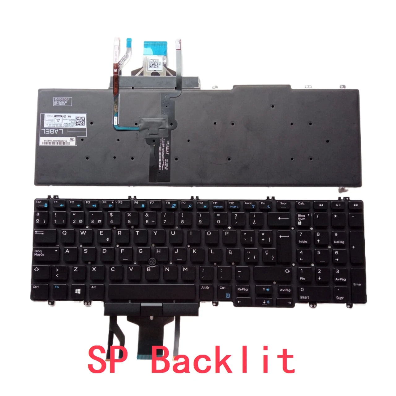 New US Russian Spanish Latin Brazil Portuguese Laptop Backlit Keyboard For Dell Precision 7530 7540 M7530 E7530 7730 7740 02JWKFDell laptop repair parts