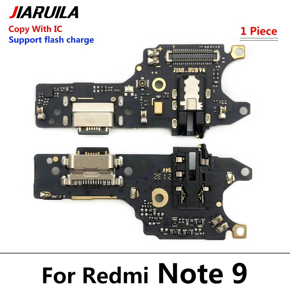 USB Charger Charging Board Dock Port Connector Flex Cable For Xiaomi Redmi Note 7 8 8T 9S 9 9T 10 10s Pro 4G 5G  Xiaomi  Xiao mi phone repair parts