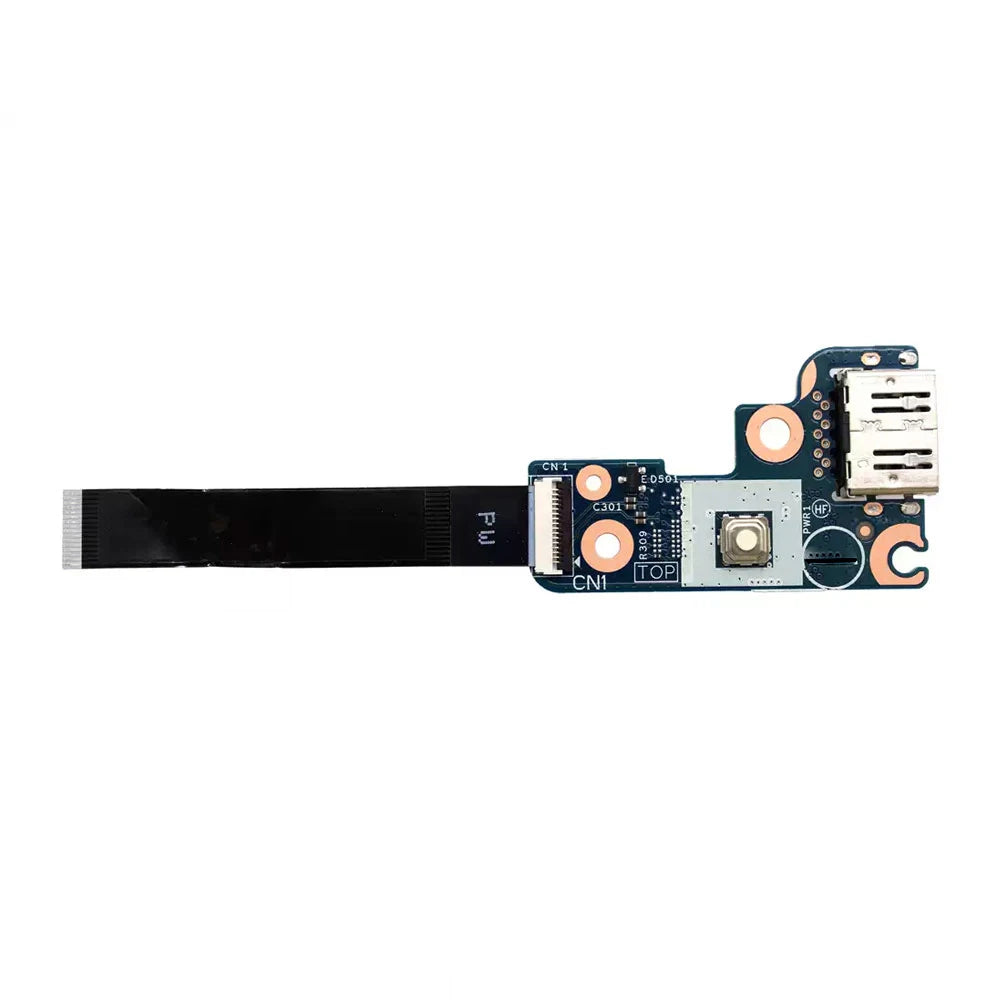 For Dell Inspiron 14 Plus 7430 7435 Laptop I/O USB Jack Port Power Button Board with Cable Switch Repairing Accessories 223570-1 Dell laptop repair parts