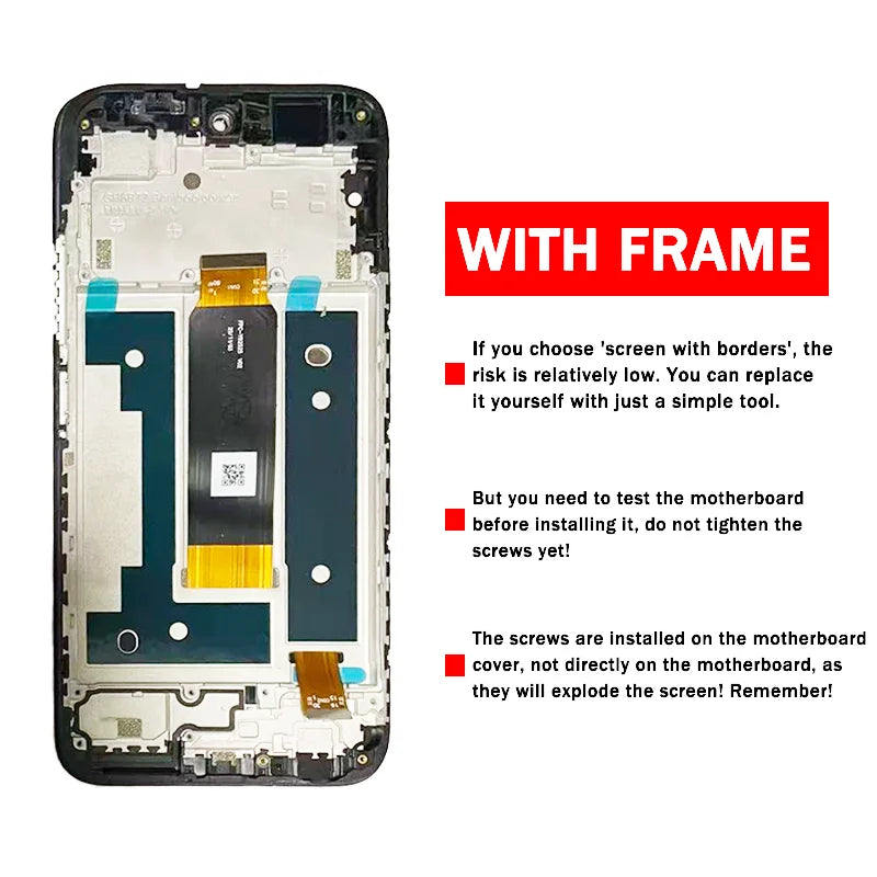 6.8“Tested For TCL K70 Power LCD T522E Display Touch Screen Digitizer Assembly For TCL K70 Power Display Replacement TCL phone repair parts