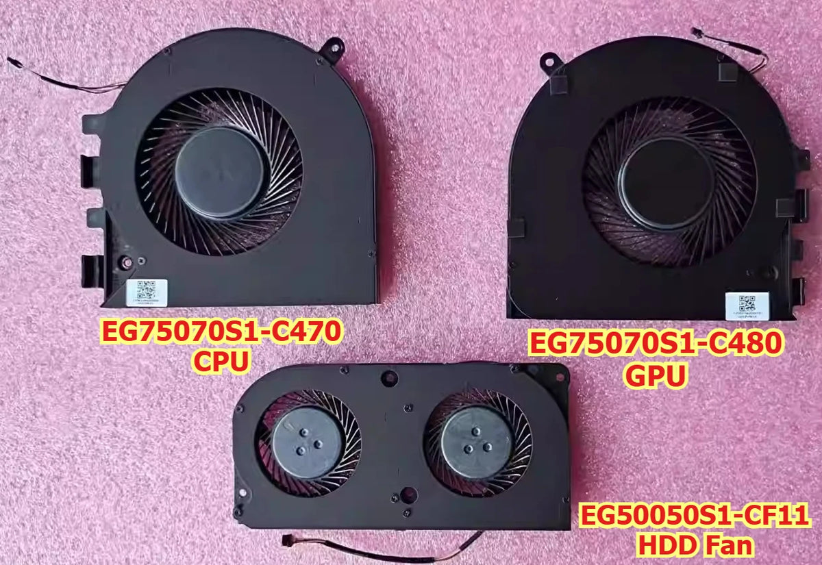 CPU/GPU Cooler Heatsink&Fan For Razer RZ90 Blade17 RZ09-0287-0329 12910619 RTX20/30 EG75070S1-C480-C470-S9A EG50050S1-CF11 Razer laptop repair parts