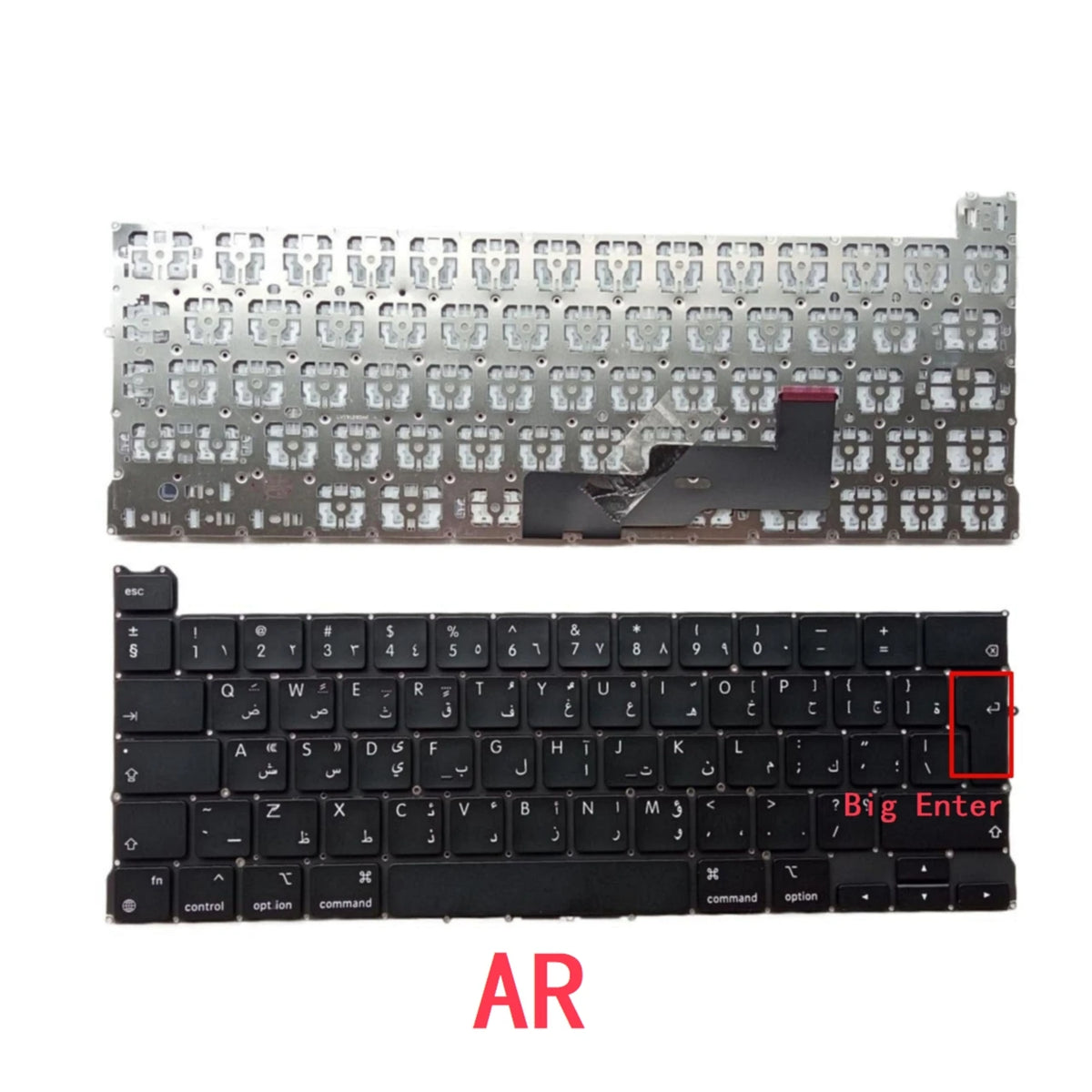 New US Russian Spanish UK Arab Laptop Keyboard For Apple Macbook Pro Retina 13" M1 A2338 Notebook PC Replacement MACBOOK laptop repair parts