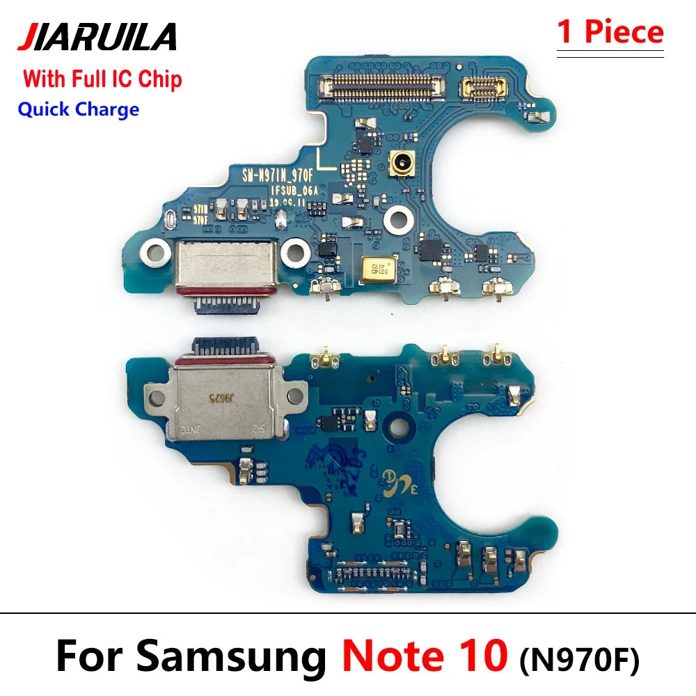USB Charging Port Dock Connector Charge Board Flex Cable For Samsung Note 8 9 10 Lite Plus 20 Ultra N950F N970F N770F Samsung phone repair parts