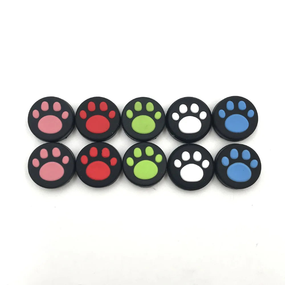 60PCS For Nintendo Switch Joycon Thumb Cap For Switch OLED Lite Joystick Button Case Silicone Anti Slip Rocker Cover Game console repair parts