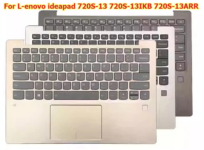 Upper case keyboard for Lenovo ideapad 720S-13 720S-13IKB 720S-13ARR topcase palmrest C shell keyboard cover touchpad assembly Lenovo laptop repair parts