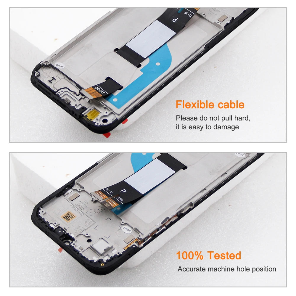 6.9"15C Screen For Redmi 15C 4G LCD Display Touch Screen For Redmi 15C 5G 2508CRN2BC Digitizer Assembly Repair Parts  With Frame Redmi phone repair parts