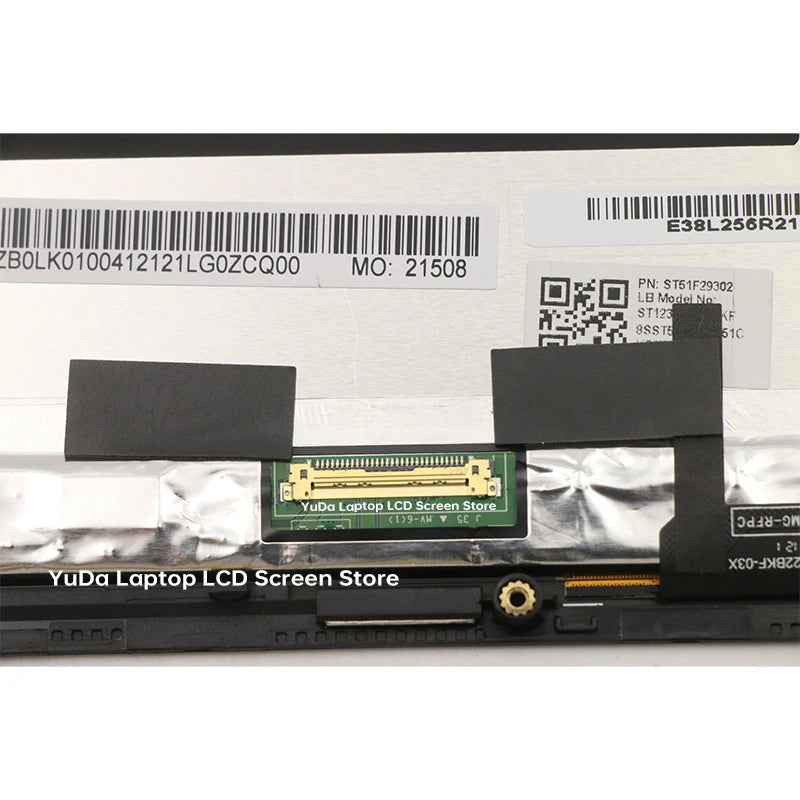 12.3" Touch Screen For Lenovo ThinkPad X12 Detachable Gen 1 Type 20UW 20UV LCD Display Digitizer+With Frame Assembly Replacement Lenovo laptop repair parts