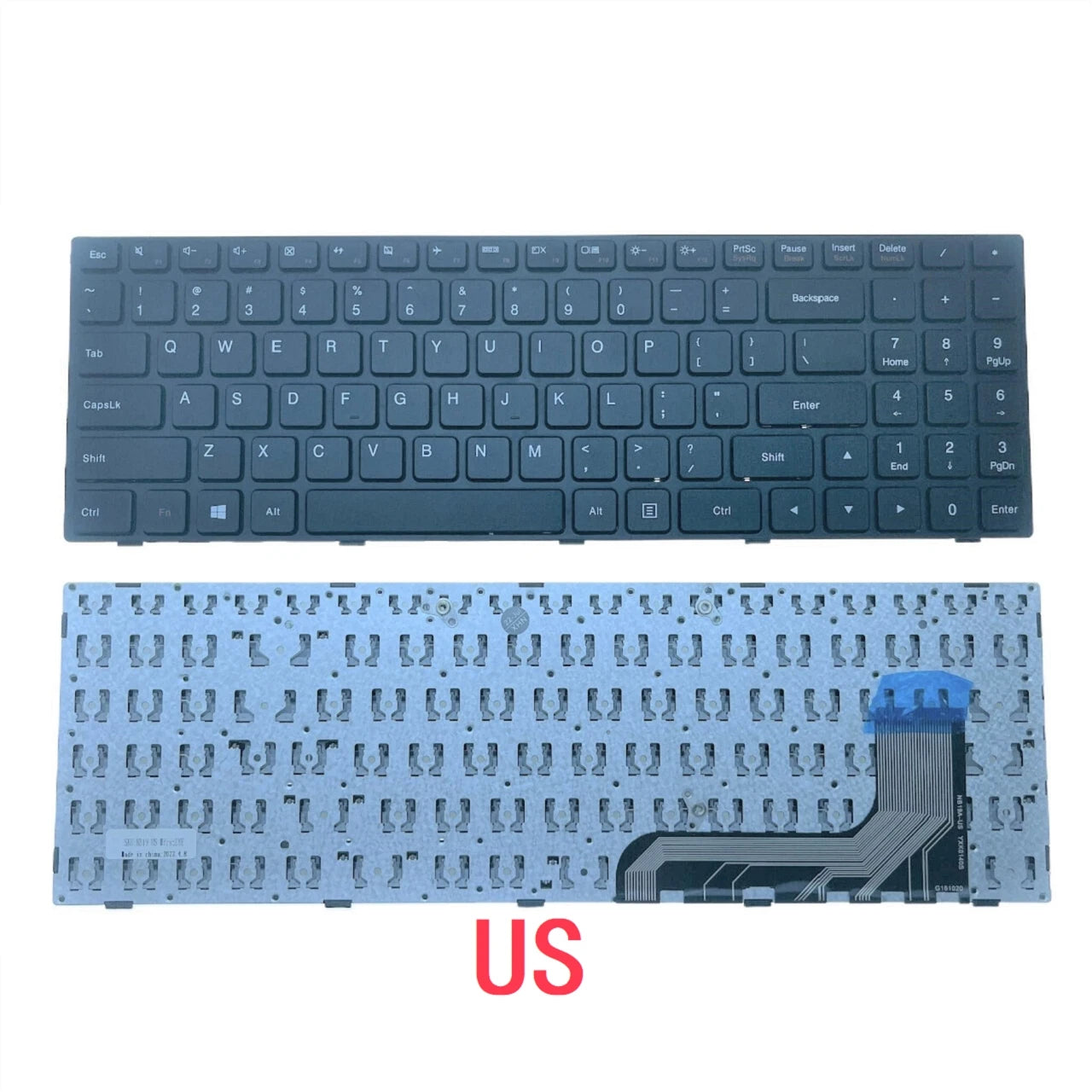 New US Russian Spanish Arab Brazil Laptop Keyboard For Lenovo Ideapad 100-15 100-15IBY 100-15IB B50-10 Notebook PC Replacement Lenovo laptop repair parts