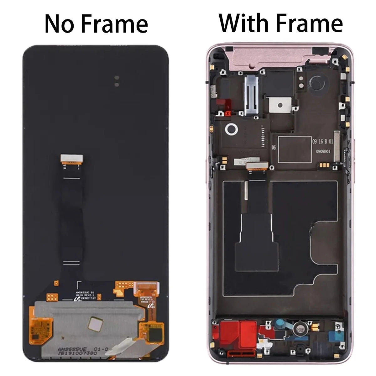 PCKM70, PCKT00, PCKM00, CPH1907 Premium LCD For Oppo Reno2 Display Touch Screen Digitizer Assembly Reno 2 Display With Frame Oppo phone repair parts Realme phone repair parts