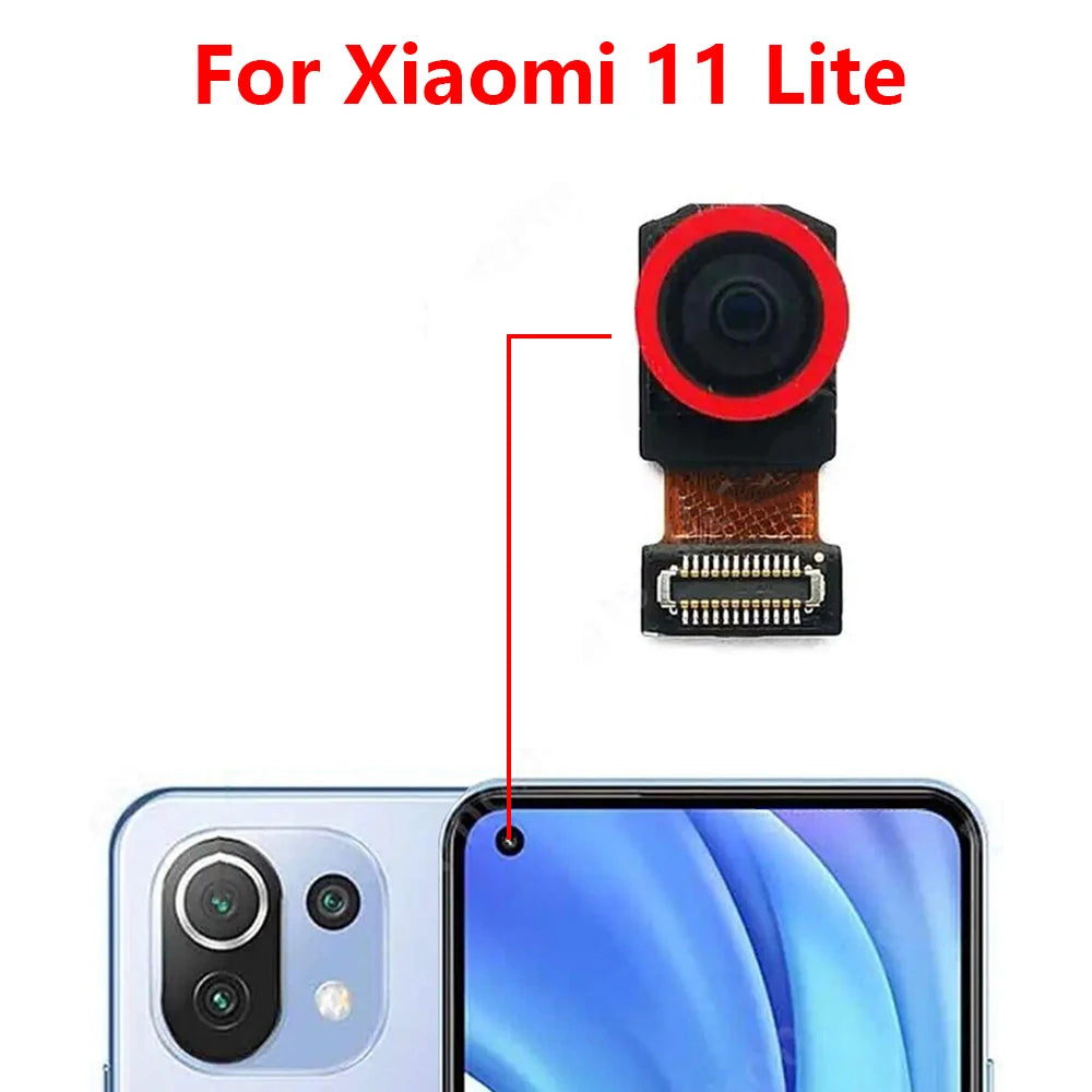 New For Xiaomi Mi 9 10 10T 11 12 Pro Lite Rear Camera Foam Front Back Camera Flex Cable Replacement Parts  Xiaomi  Xiao mi phone repair parts