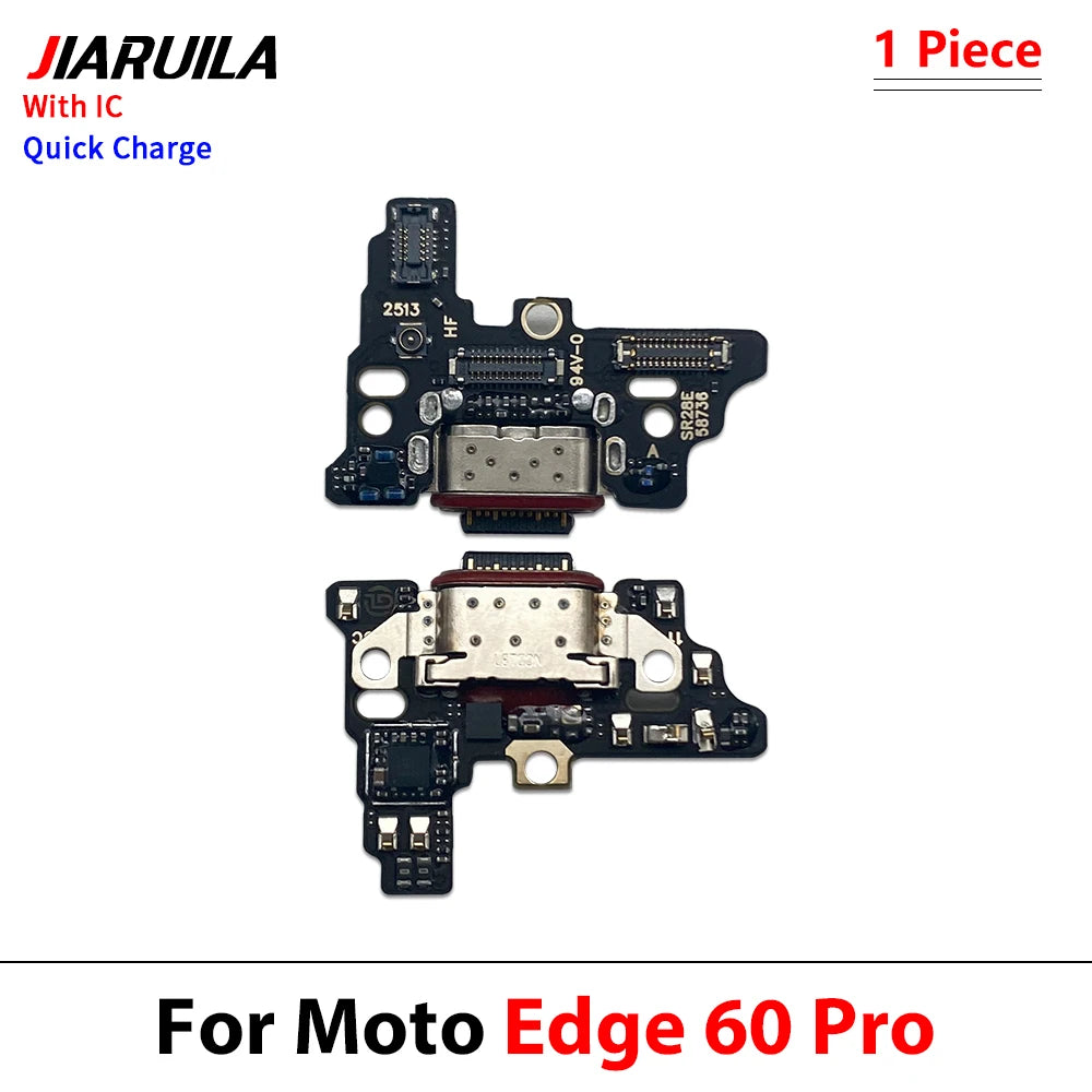 Dock Connector USB Charger Charging Port Micro Board Flex Cable For Motorola Moto Edge 40 50 60 Neo Pro Fusion Ultra Stylus Motorola phone repair parts