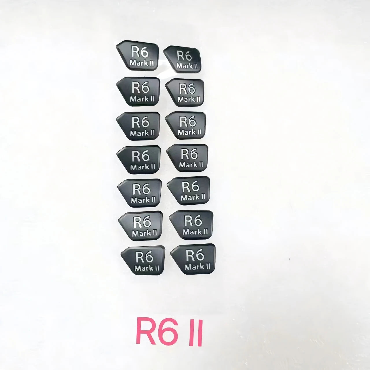 1PCS New R6 II LOGO For Canon R62 R6 Mark II Camera Body Logo Nameplate Repair Part Digital Camera repair parts