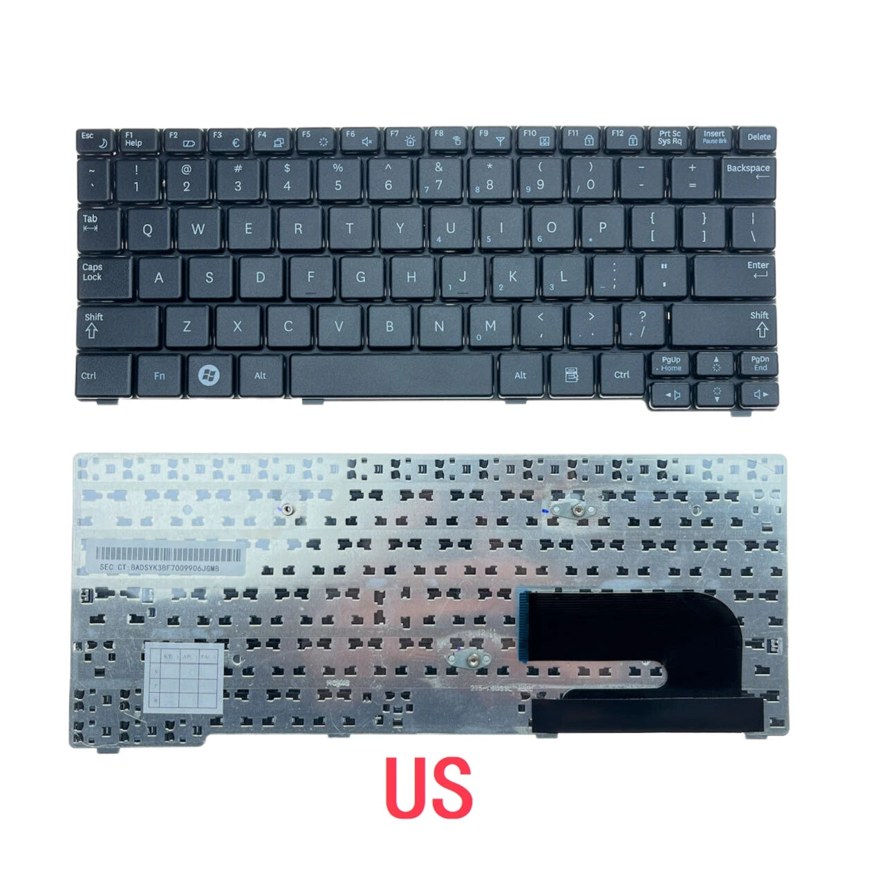 New Spanish Language  Keyboard For Samsung N150 plus N143 N145 N148 N158 NB30 NB20 N102 N102S N148P NB30P Replacement Keyboard SAMSUNG laptop repair parts