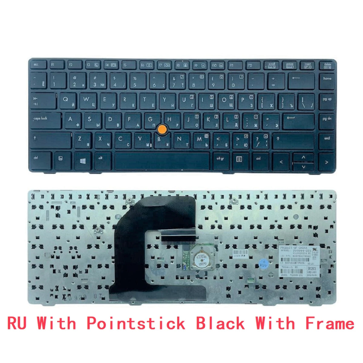 US UI Russian Spanish Latin Brazil Portuguese Keyboard For HP EliteBook 8460P 8460W 6460B 6460 6460P 8470 8470B 8470P 8470 6470  HP laptop repair parts