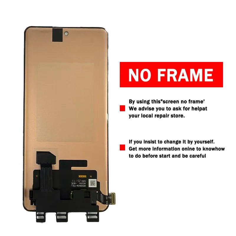 RMX5131 Premium Lcd For Realme 16 Pro+ Plus 5G LCD Display Touch Screen Digitizer Panel Assembly Replacement Repair Parts  Oppo phone repair parts