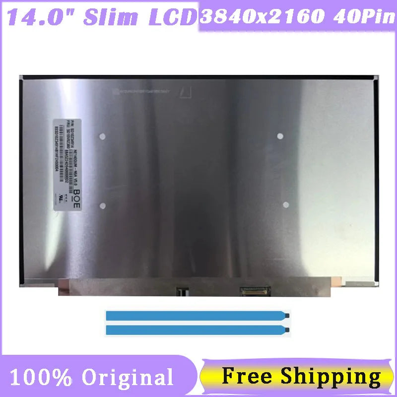 14 Inch Laptop Screen For Lenovo ThinkPad T14 Gen 1 P14s Gen 1 500nits MNE001EA1-4 MNE001EA1-1 NE140QUM-N6A 3860*2160 UHD 40pins Lenovo laptop repair parts