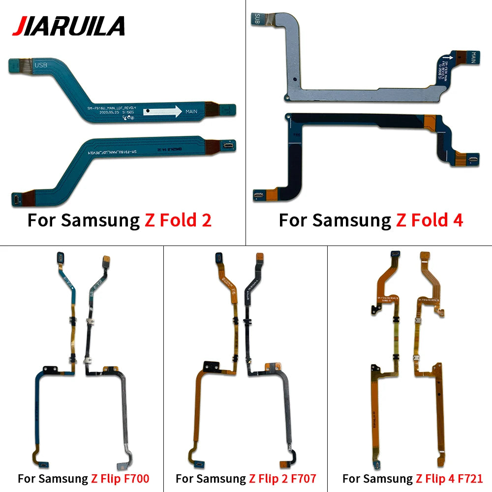 10Pcs，Signal Antenna Main Board Motherboard Connector Flex Cable For Samsung Z Flip Fold 1 2 3 4 5 F707 F711 F721 F731 F916 F926 Samsung phone repair parts