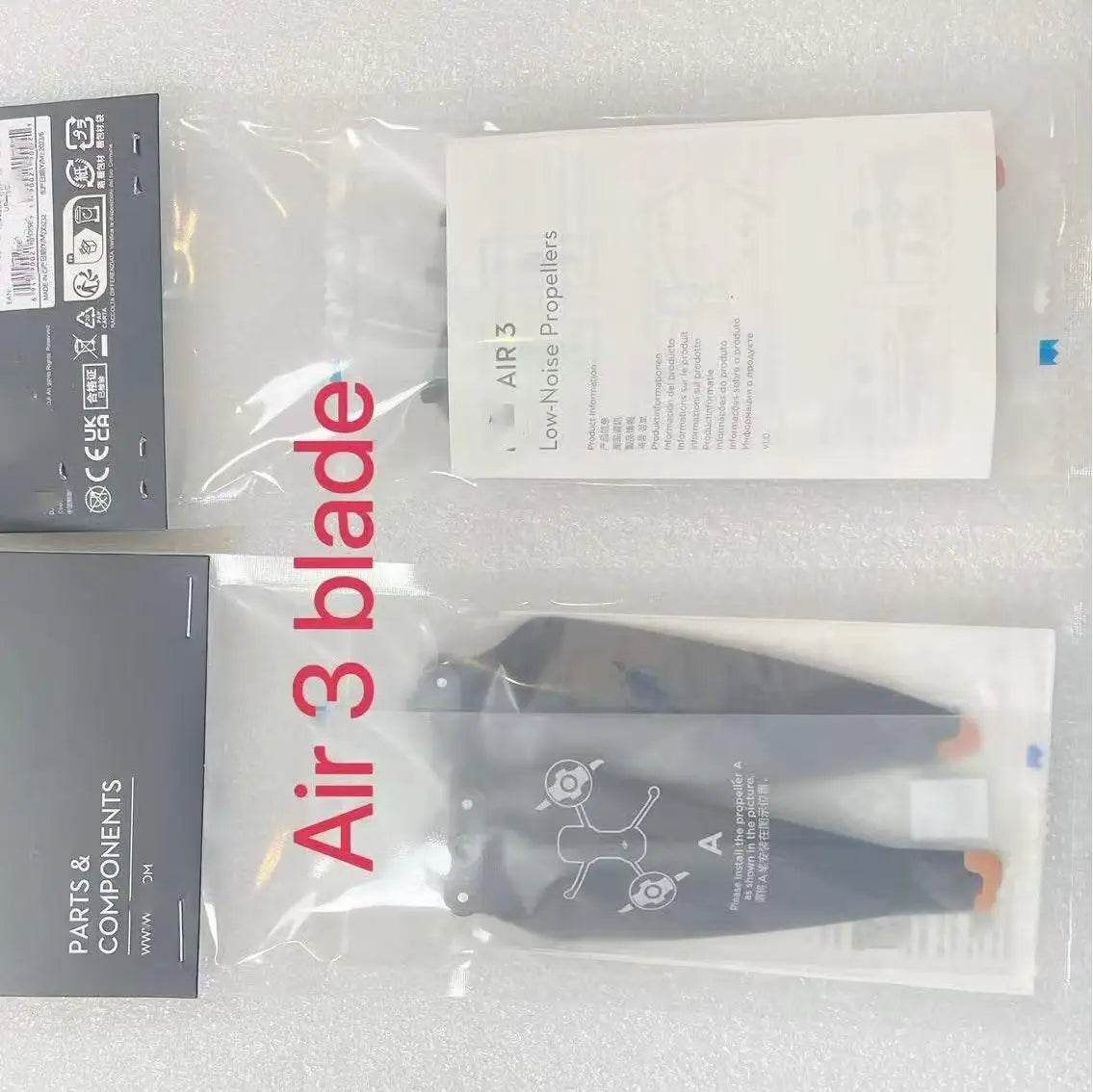 Original Replacement Propellers For DJI AIR3 Spare Parts Props Drone Light Weight Props Blade Wing Fans For Air 3 Accessories DJI repair parts